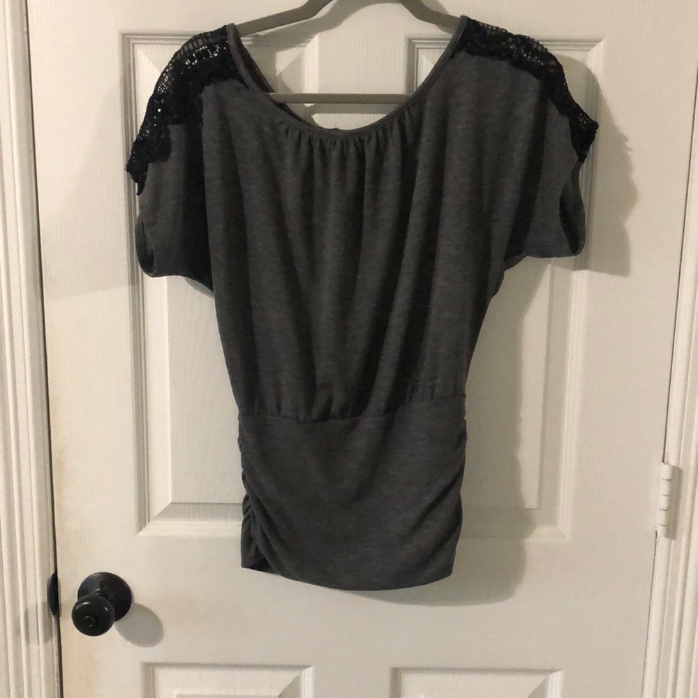 Gray blouse